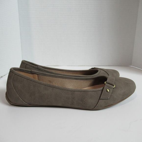 Naturalizer Flats Womens Size 8.5 M Tan Suede Seesee-N Loafers Shoes Casual NEW - Picture 2 of 12